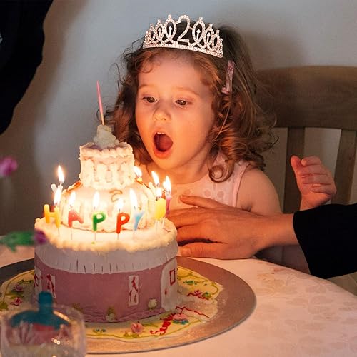 Miniatura 342 de CIEHER Juego de corona de cumpleaños 50 + banda de 50 y fabulosa banda + pin de perlas, tiara, regalos de 50, decoraciones para mujeres amigas