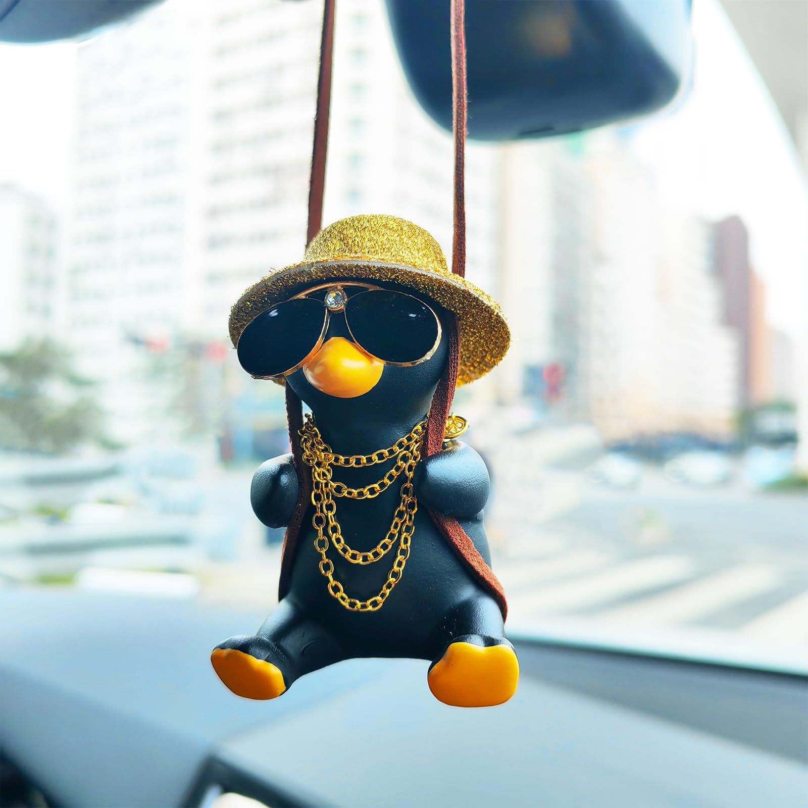 スイングダック カーハンギング オーナメント かわいい スイングダック Amazon.com: Swinging Duck Car Hanging Ornament, Car Hanging