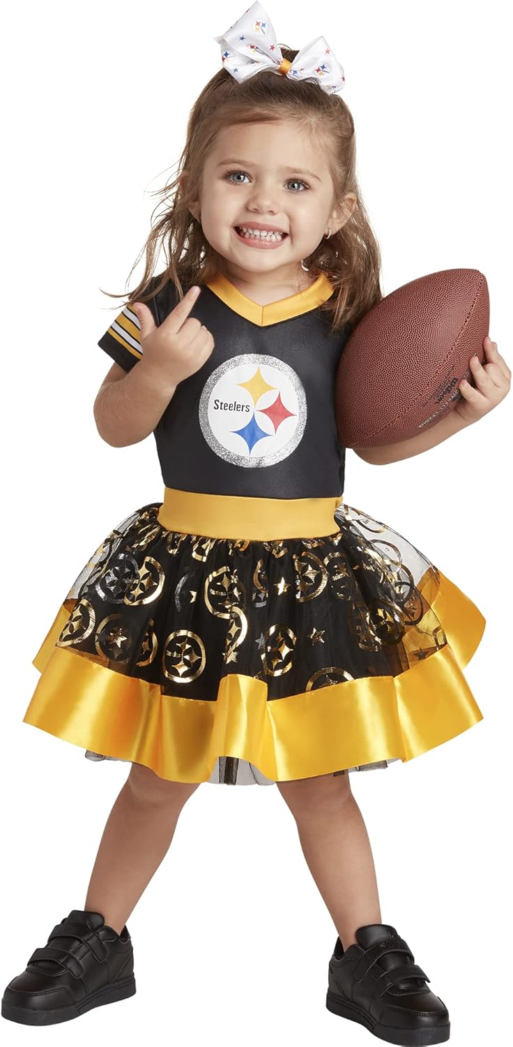 MODERN HERO Toddler Girl NFL MVP Tailgate Tutu Dress