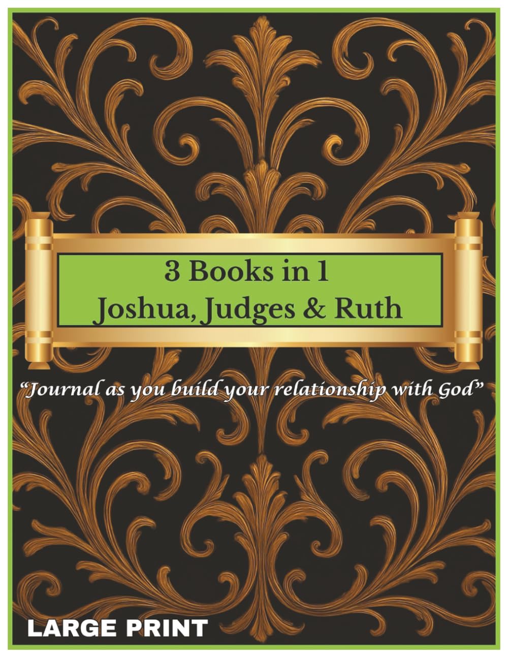 3 Books In 1 Joshua, Judges & Ruth: "Journal as you build your relationship with God"