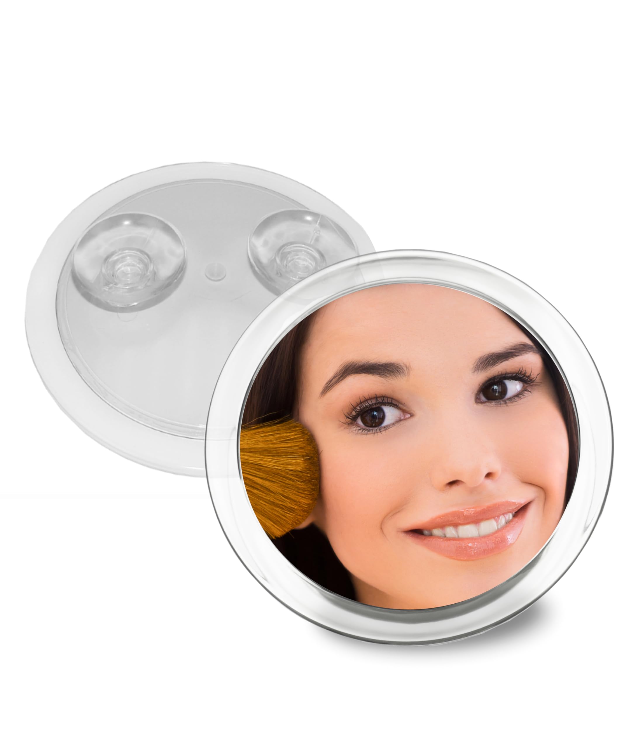 Fantasia Beauty Kosmetikspiegel – Kosmetikspiegel mit 7-facher Vergrößerung – Präzise Vergrößerung & Haftung ohne Bohren