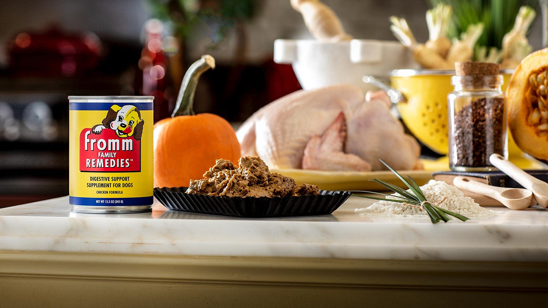 Fromm Family Nutritionals - Digestive Support Supplement for Dogs - Chicken Recipe - Case of 12 Cans