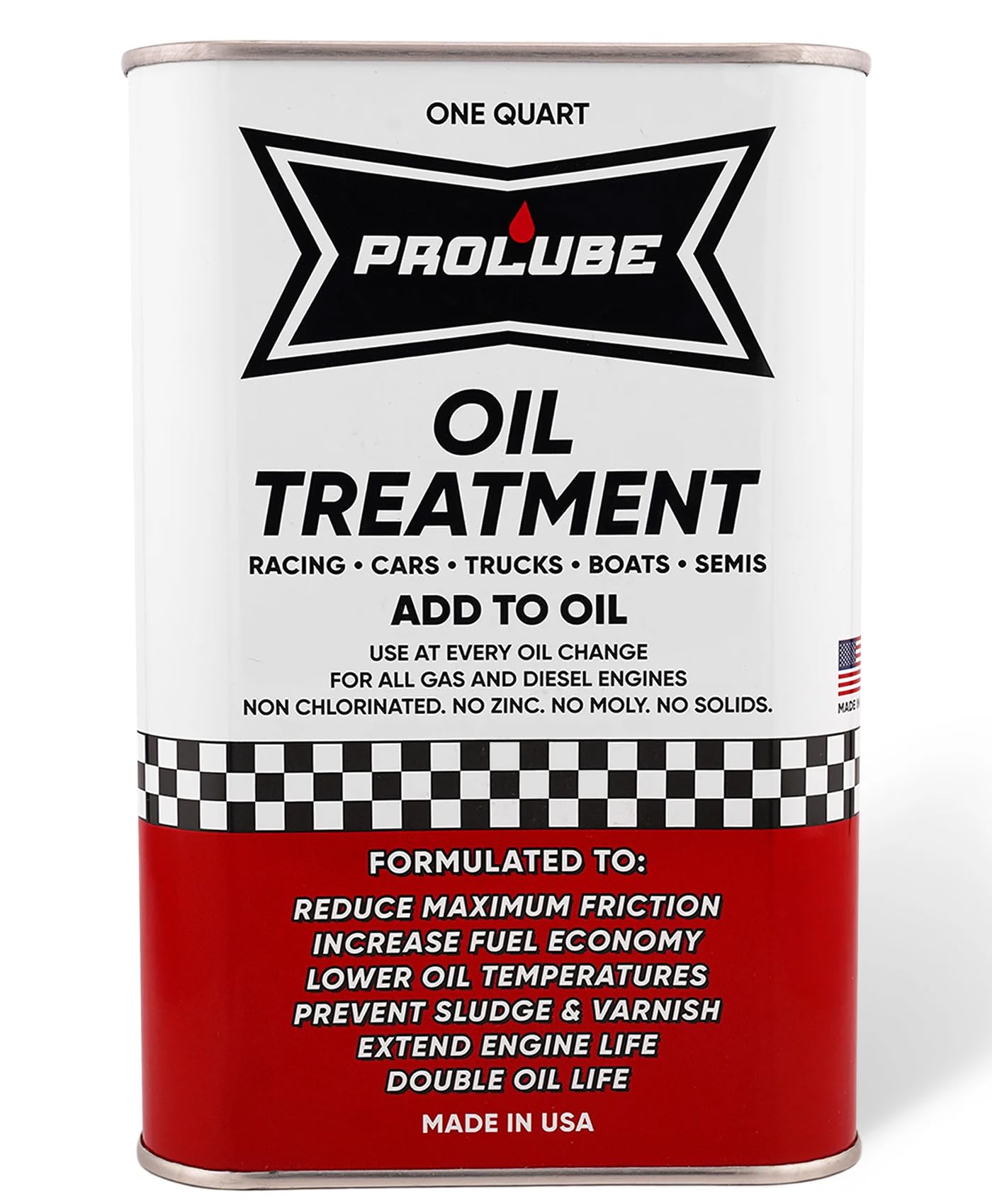 Prolube Oil Treatment - Engine Oil Additive for Gas Diesel Engines - Reduces Wear Noise Vibration - Boosts