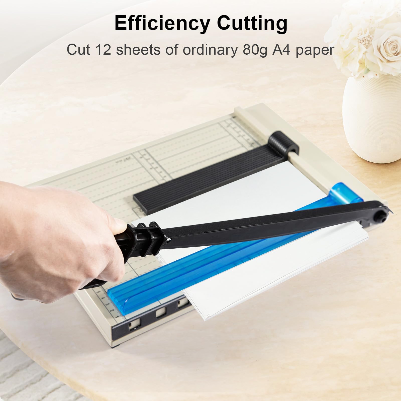 Paper Cutter, A4 Paper Trimmer With Safety Guard, 12" Cut
