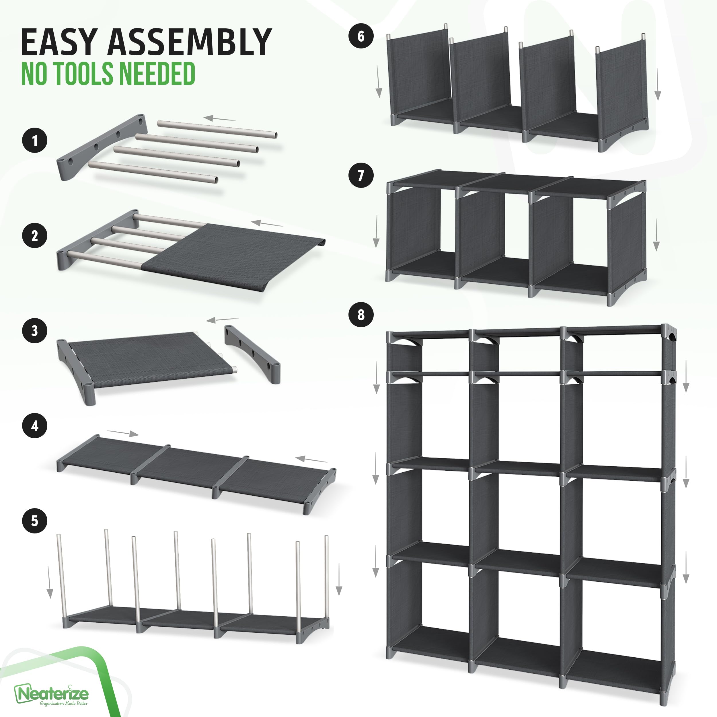 Snapklik.com : Cube Storage Organizer