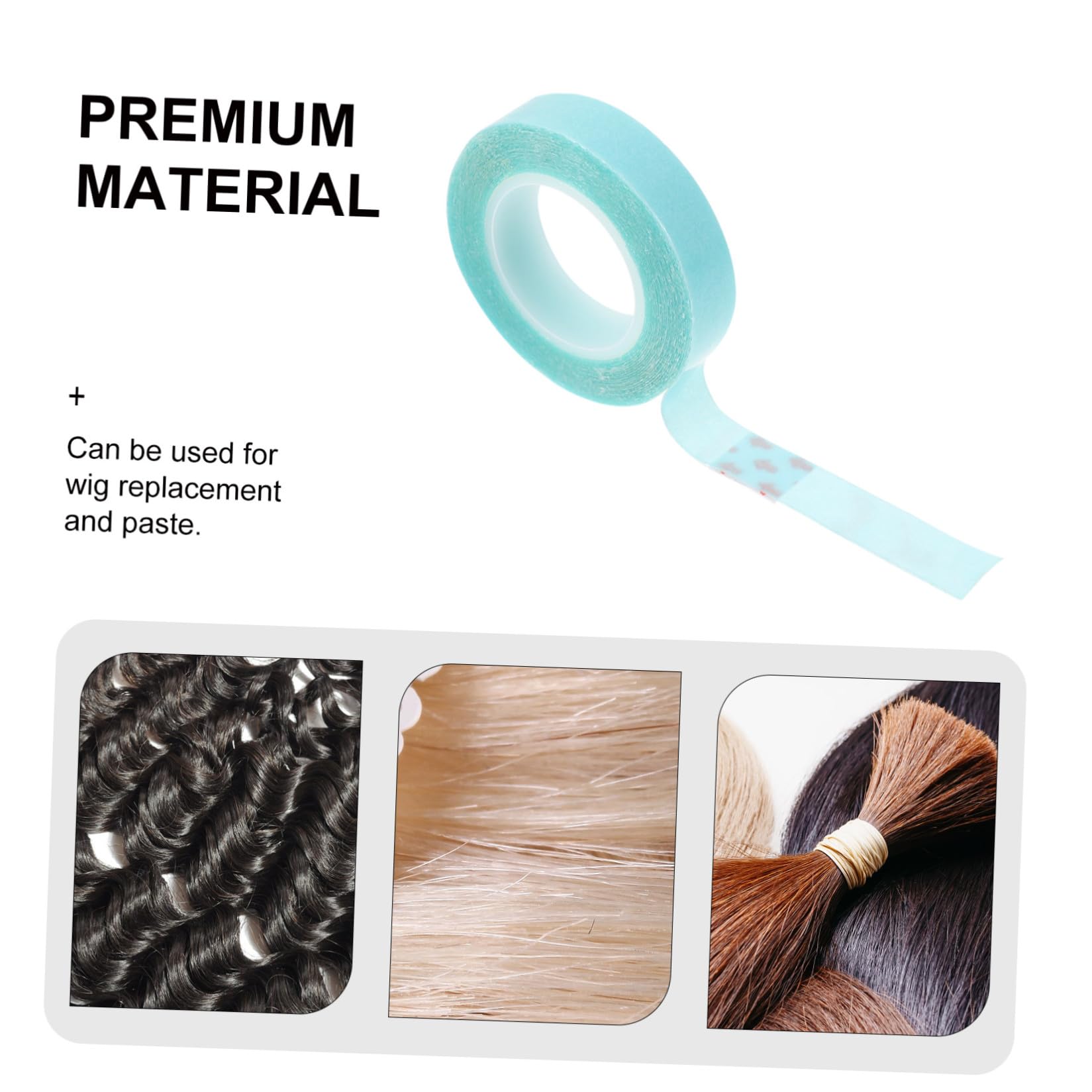 8rotoli Tape Per Estensioni Strisce Biadesive Per Parrucche Da Accessori Per Estensioni Senza Danneggiare Per Acconciature Naturali e Brillanti