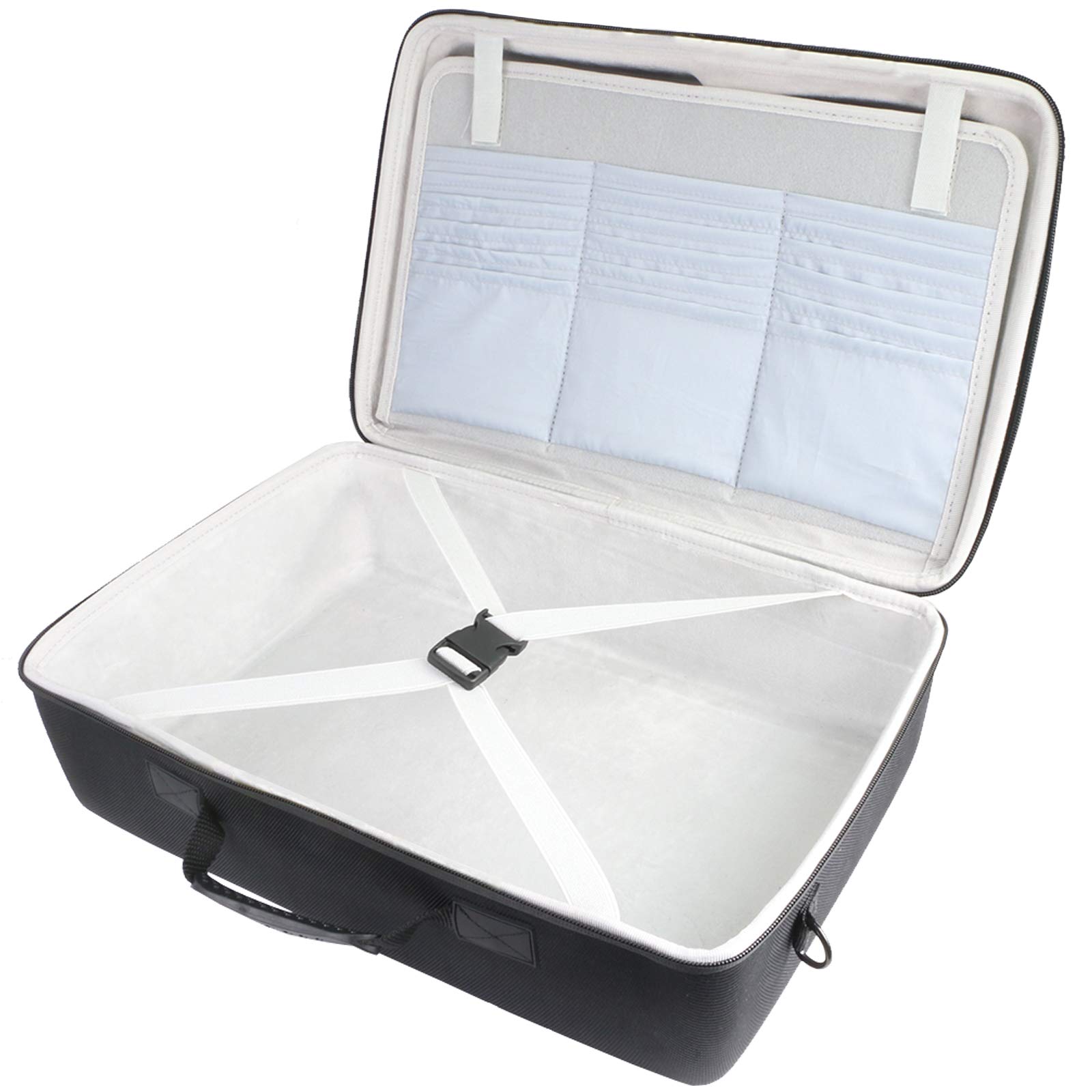 Khanka Duro Viaje Funda Case Estuche para Sony Consola PlayStation 5.（Solo Estuche, Negro
