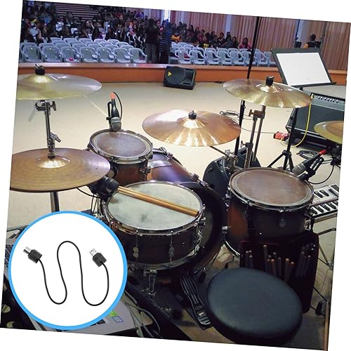 Miniatura 8 de Toyvian Accesorios de transmisión de tarjeta de sonido, adaptador de cable midi de 5 pines, cable midi, cable de instrumento, extensión de cable