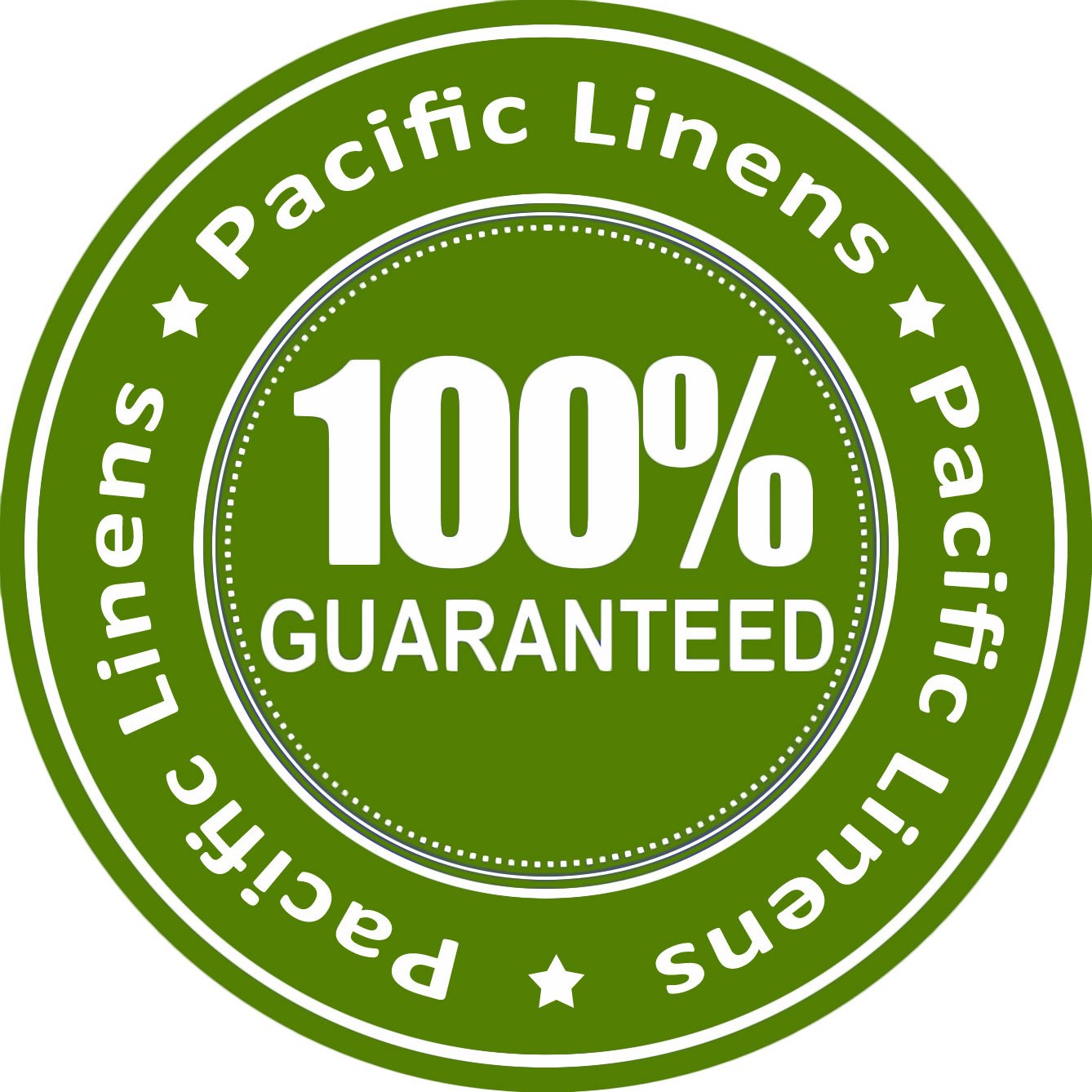 Pacific Linens Bed Skirt - Solid White 200 Thread Count Durable Soft Poly-Cotton Blend True 15