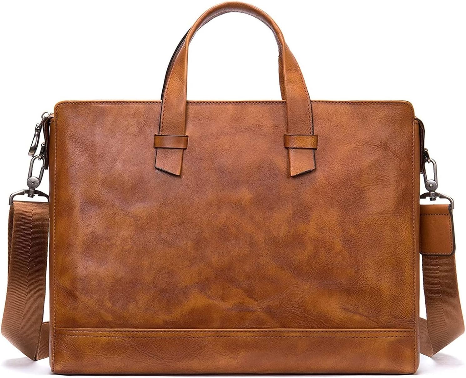 Leather Business Briefcase 13 Inch Laptop Bag rk Satchel Computer Handbag Messenger bag