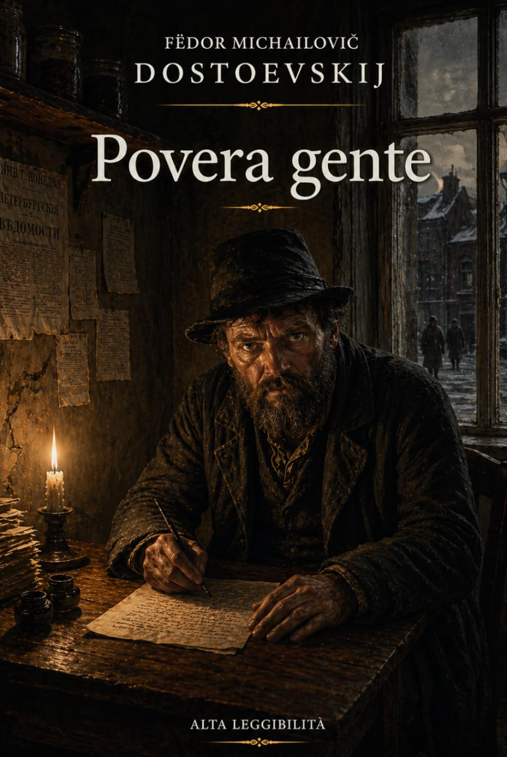 Povera gente: Edizione rilegata ad alta leggibilità (corpo 16)