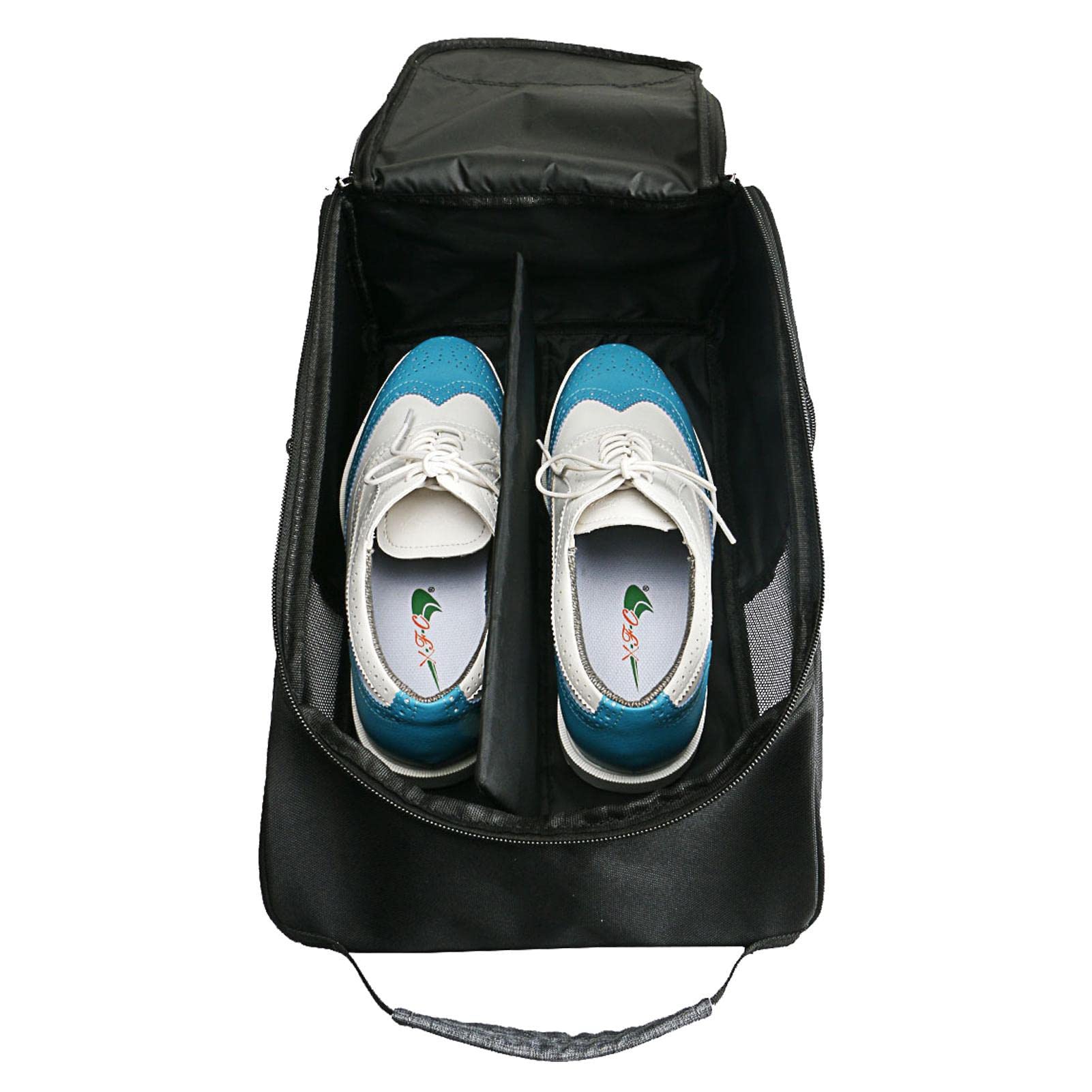 Sac à Chaussures de Golf - Golf Organizer Bag Ventilation Mesh | Sacs de Transport de Chaussures de Voyage de Sport, Double Poche extérieure pour Accessoires, pour Femmes et Hommes