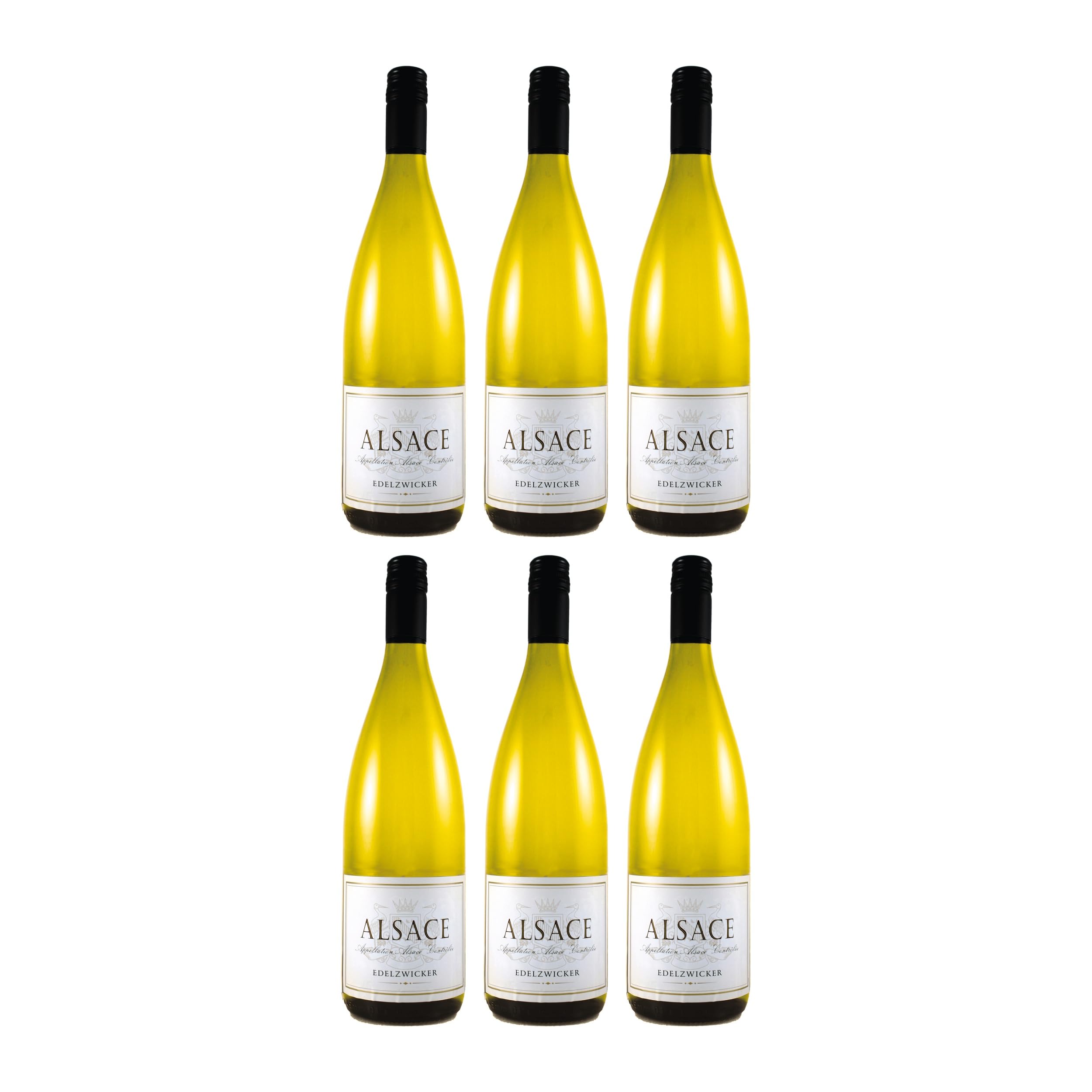 Bestheim Edelzwicker Alsace AOC Weisswein weiss trocken Frankreich inkl. FeinWert E-Book (6 x 1 l)