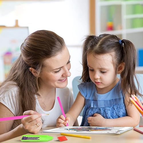 Miniatura 5 de Kits de arte de pintura de diamantes para adultos, kits de arte de diamantes de bricolaje con puntos de diamante de taladro completo, pintura de