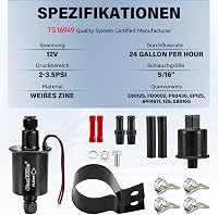 CarBole Elektromos Üzemanyag Szivattyú 12V Benzin Dízel Pump Réz 2-3.5 PSI 4