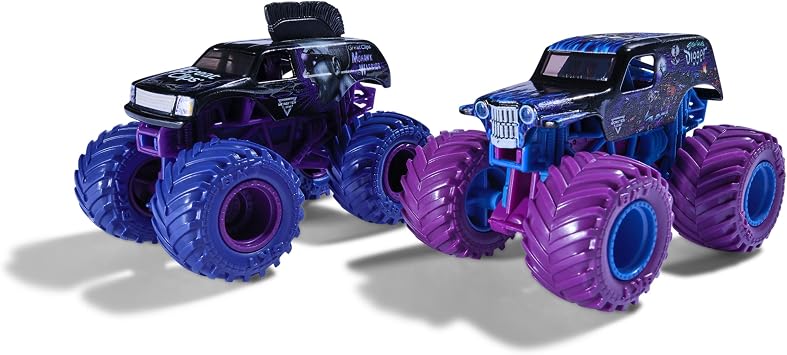 Monster Jam, Official Son Uva Digger Vs. Mohawk Warrior Die-Cast Monster Trucks, 1:64 Scale, Kids Toys for Boys Ages 3 and up