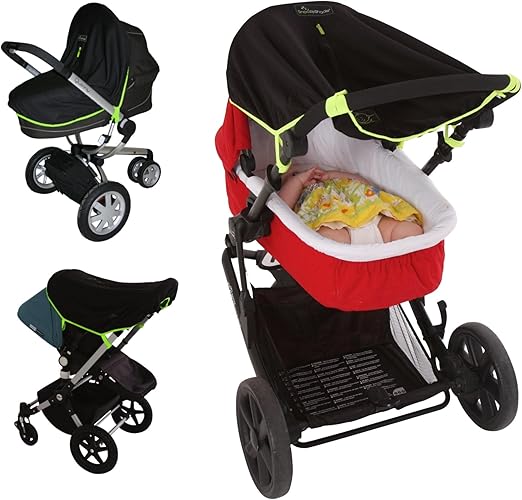 Universal fit pram and buggy sunshade 