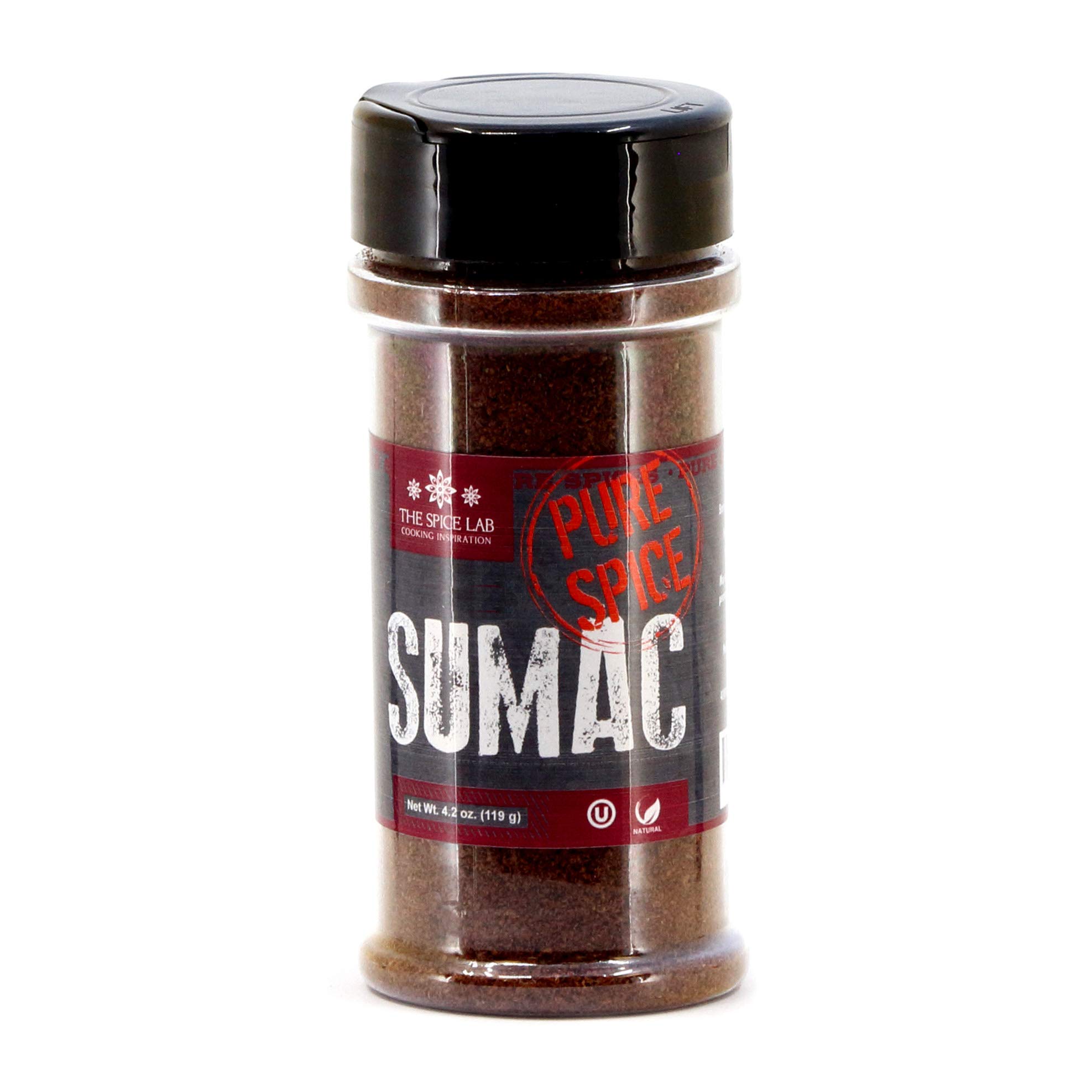 The Spice Lab Sumac Powder Shaker Jar 4.2 oz Jar Cured Ground Sumac