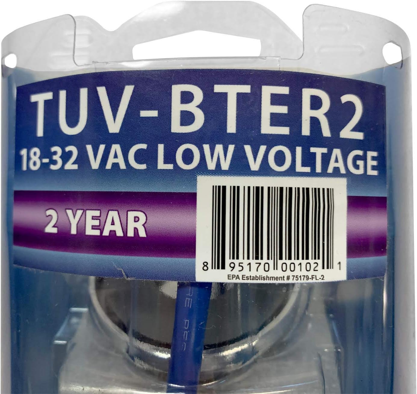 Blue Tube UV-C Light Air Purifier for HVAC Systems