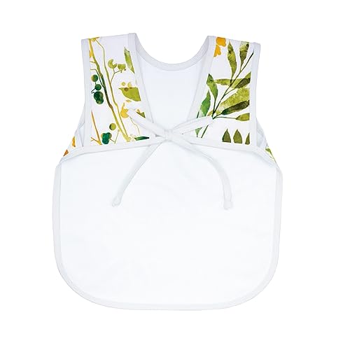 Miniatura 3 de BapronBaby FloralNature Bapron - No Neck Tie Safer Bib - Baby & Toddler - Soft Waterproof - PVC, BPA & Phthalate Free - 6m+