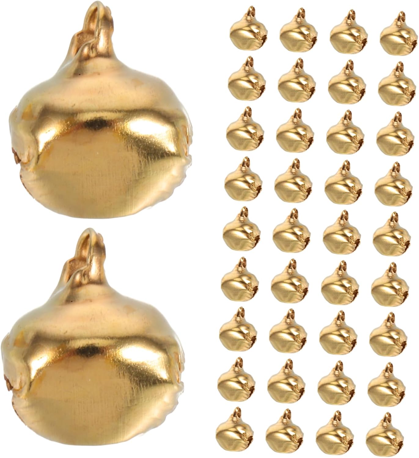 Gadpiparty 200pcs Vintage Metal Craft Bells Jingle Bells for DIY Projects Home Decor Pet Collars