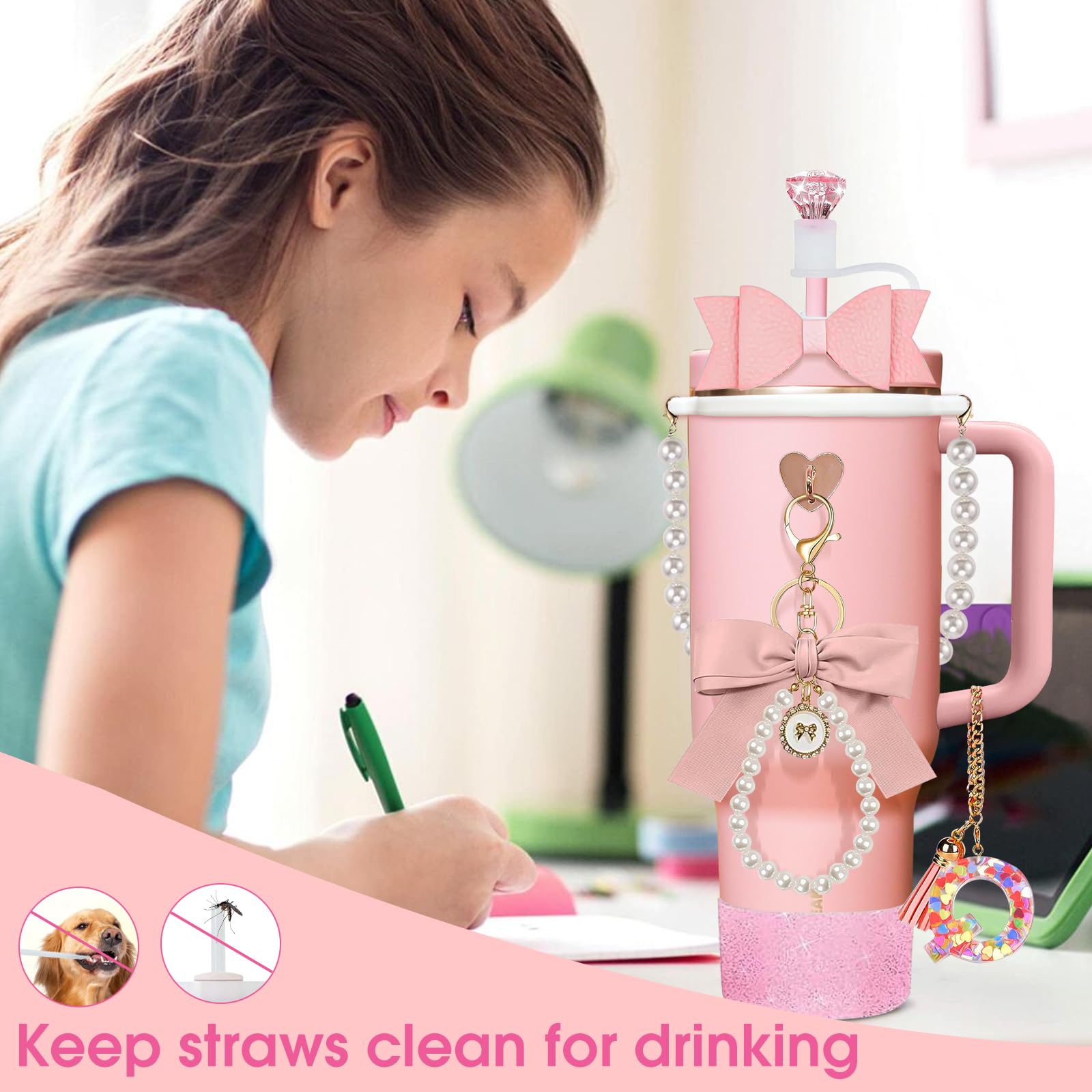 FIDWALL 9 Pièces Compatibles Avec Les Couvercles De Paille De Tasse