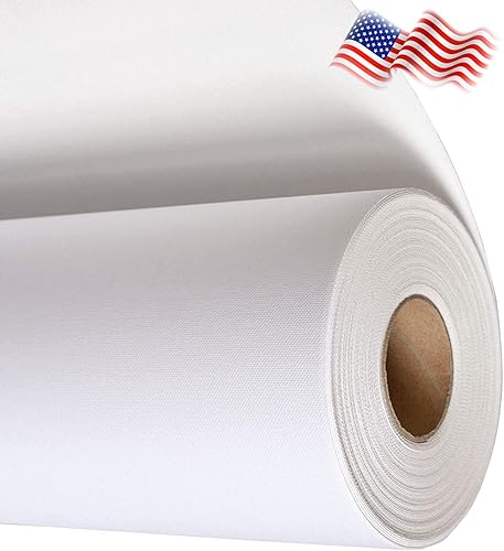 Miniatura 2 de Lienzo de impresión digital de inyección de tinta resistente al agua y acabado mate blanco de 24 x 40 pies, ideal para impresoras de inyección de