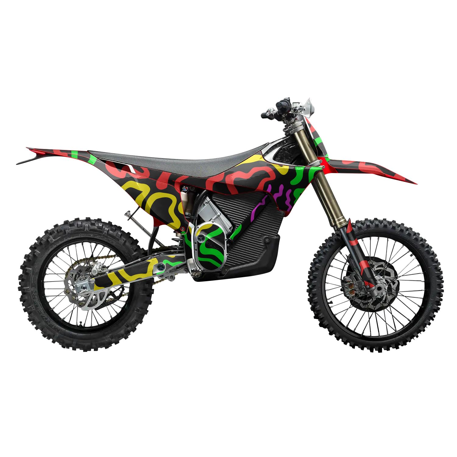 Stark Varg MX 2023-2025 Graphics Kit Wrap - Super Dope - Varg MX Skin - Premium 3M Vinyl Protective Wrap Decal Cover - Easy to Apply | Crafted in The USA by MightySkins