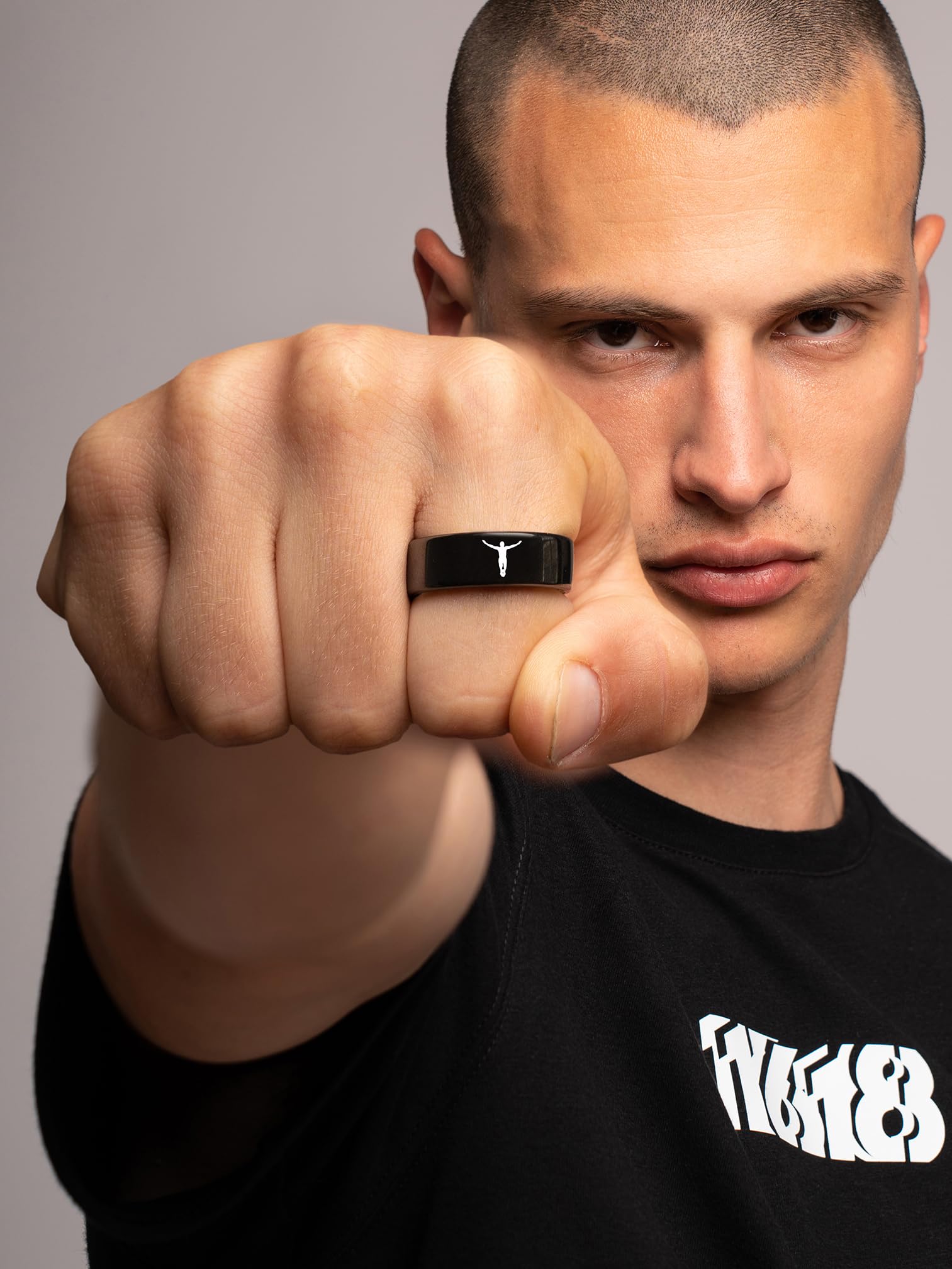 1'618 bague de paiement en céramique high-tech avec puce NFC | Paiement sans contact, durable, technologie NFC, jamais de charge, étanche