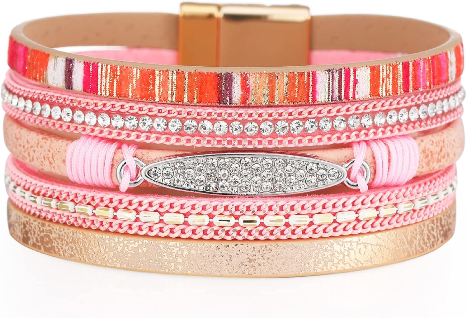 Long tiantian Western Bracelets for Women Boho Leather Wrap Bracelets Turquoise Bracelet Western Jewelry Country Concert Outfits