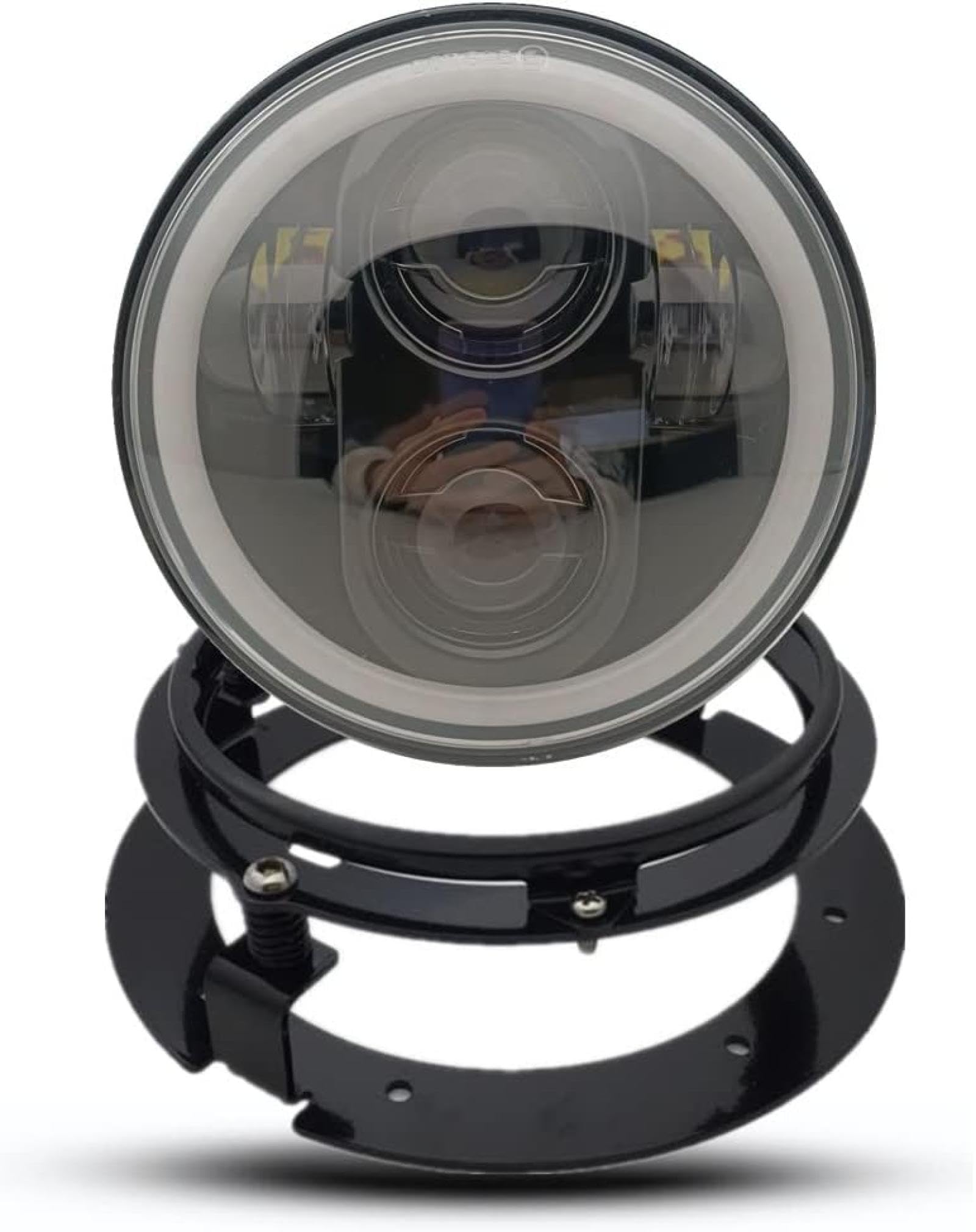 Amazon.co.jp: バイクヘッドライト 5 3/4インチ 5.75インチ LED ヘッド