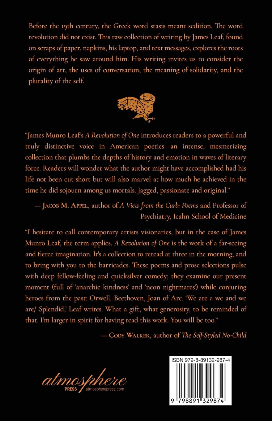 A Revolution of One      Paperback – January 27, 2026