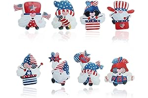 4th of July Patriotic Gnome Ornaments