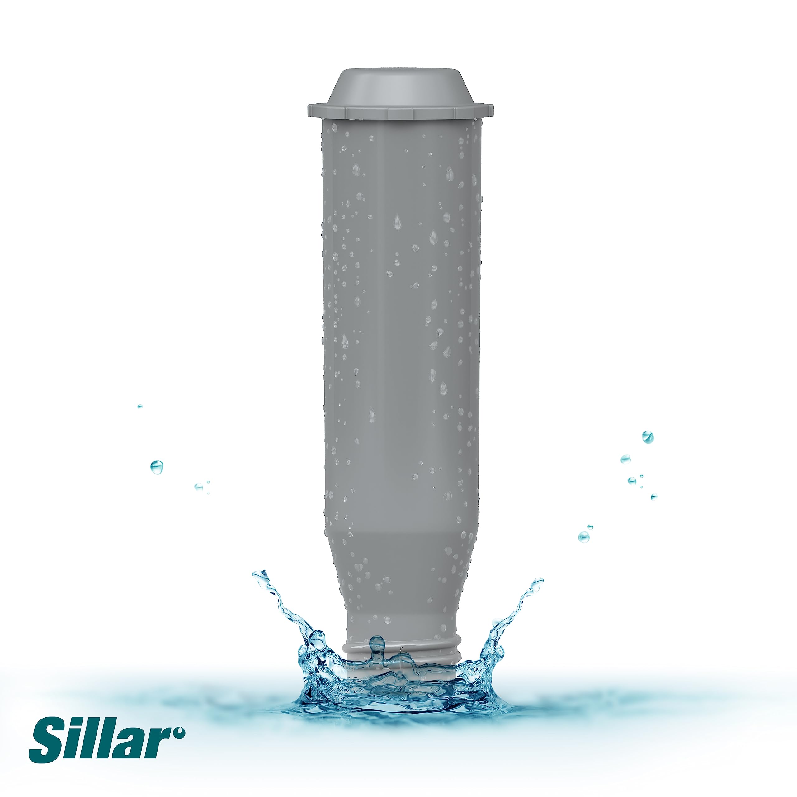 Sillar Filtro acqua di ricambio per macchine da caffè – compatibile con Krups F088 NIRF700 Pro Aqua, Nivona e Melitta | Cartuccia a carbone attivo set 6 pezzi | Aumenta la durata dell’apparecchio