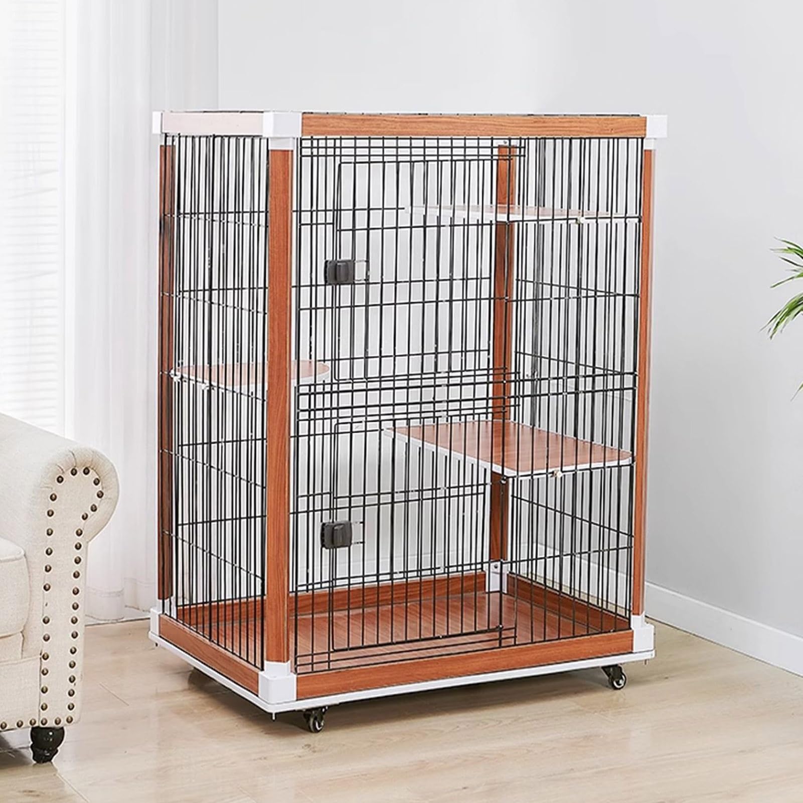 Amazon.co.jp: GUAWJRZDP 猫ケージ、キャットケージ屋内、猫用ケージ 