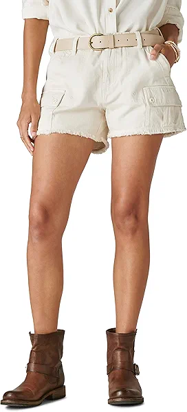 Lucky Brand Women's Raw Hem Utility Short