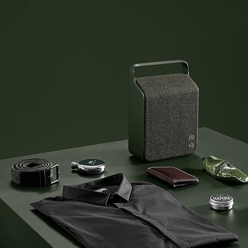 Miniatura 6 de Vifa Oslo - Altavoz Bluetooth, altavoces inalámbricos portátiles, compacto recargable, audio de alta fidelidad, regalo de Navidad, altavoz de graves