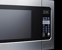 Vista 2 de Horno microondas Summit, 2.2 pies cúbicos, 1200W, acero inoxidable - SMBI27