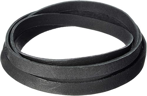 Miniatura 3 de Cordón de piel de ciervo 316". Bobina de 50 pies. Negro.