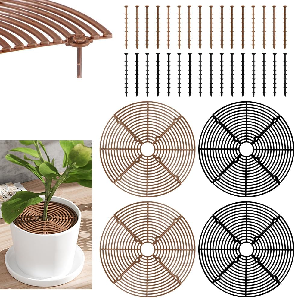 Joycabin Blumentopfgitter 4 Stück 30cm - Pflanzenschutz Gegen Katzen Und Haustiere