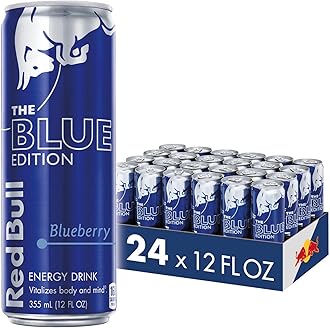 Blue Edition Blueberry Energy Drink, 12 Fl Oz, 24 Cans