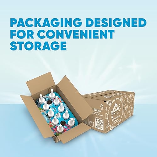 Vista 24 de Glade PlugIns - Recambios de ambientador, aceites perfumados y esenciales para el hogar y el baño, Apple Cinnamon, 6.7 onzas líquidas, 10