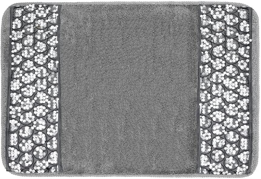 Popular Bath, Silver Sinatra, Bath Rug (230819) : Home & Kitchen