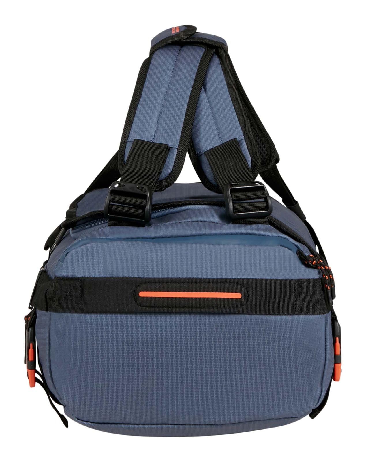 American Tourister Sac de Voyage Sac à Dos Urban Track Duffle/Backpack Coated 31L Navy/Orange Bleu