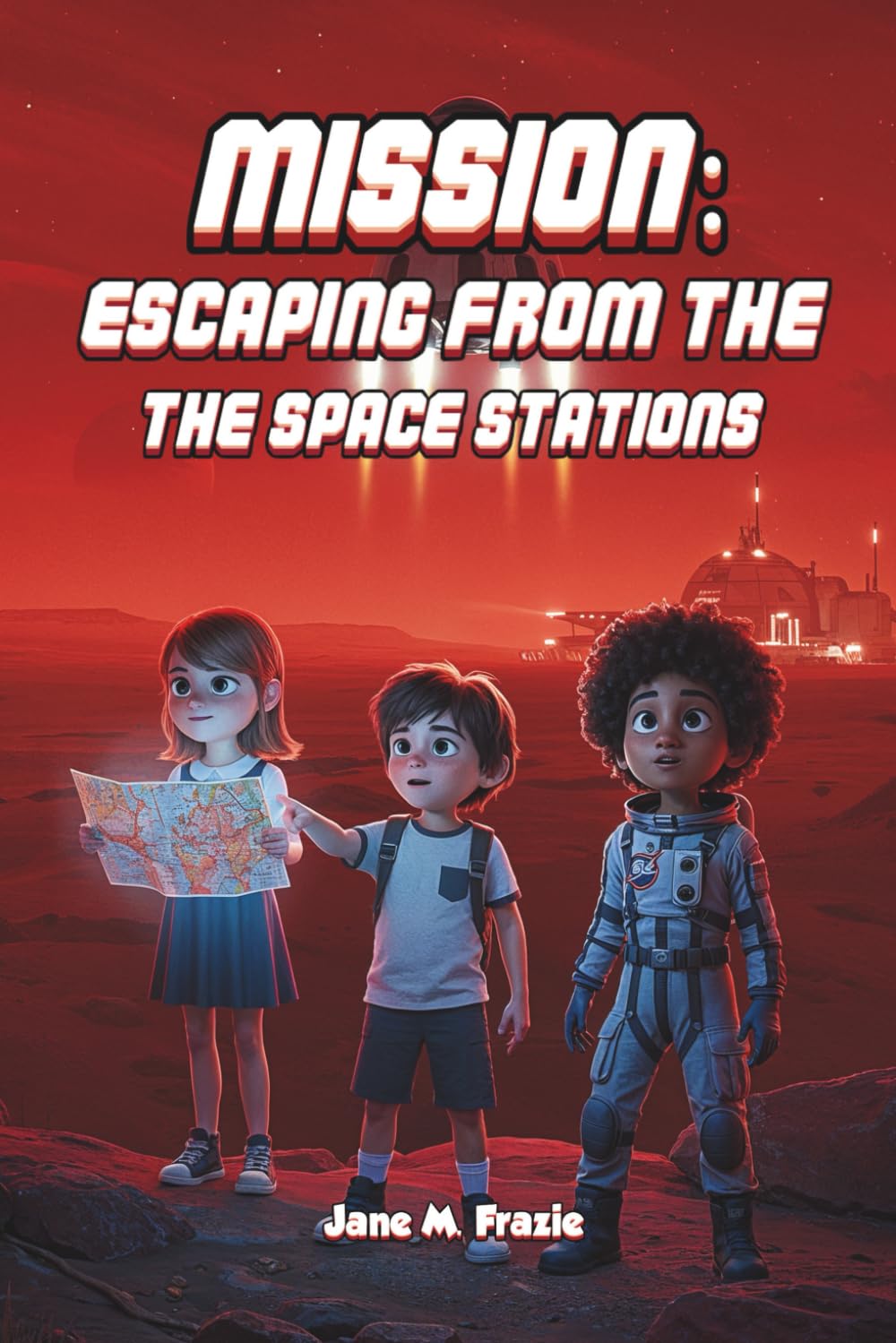 Mission: Escaping from the Space Stations. A dyslexia font workbook to support kids in improving reading and comprehension. (Dyslexia Reading Tools