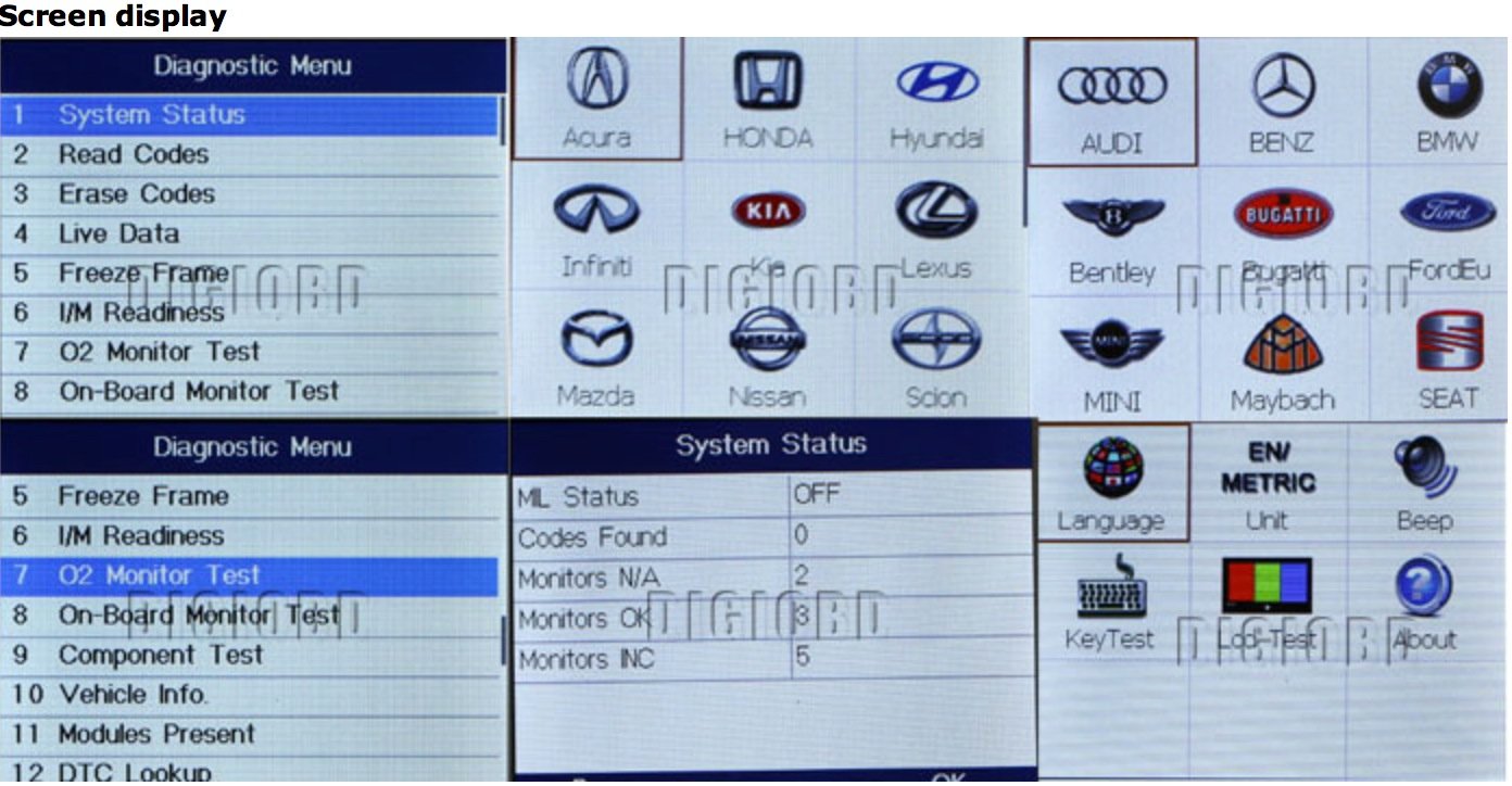 Sealey AL619 Autel EOBD Code Reader ABS/AIRBAG Reset Tool