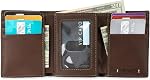 Levi's Trifold Portefeuille avec détail de la maille pour homme