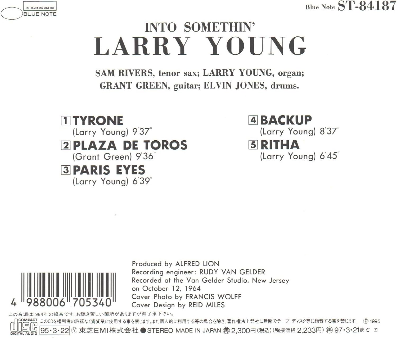 LARRY YOUNG - Into Somethin' - CD