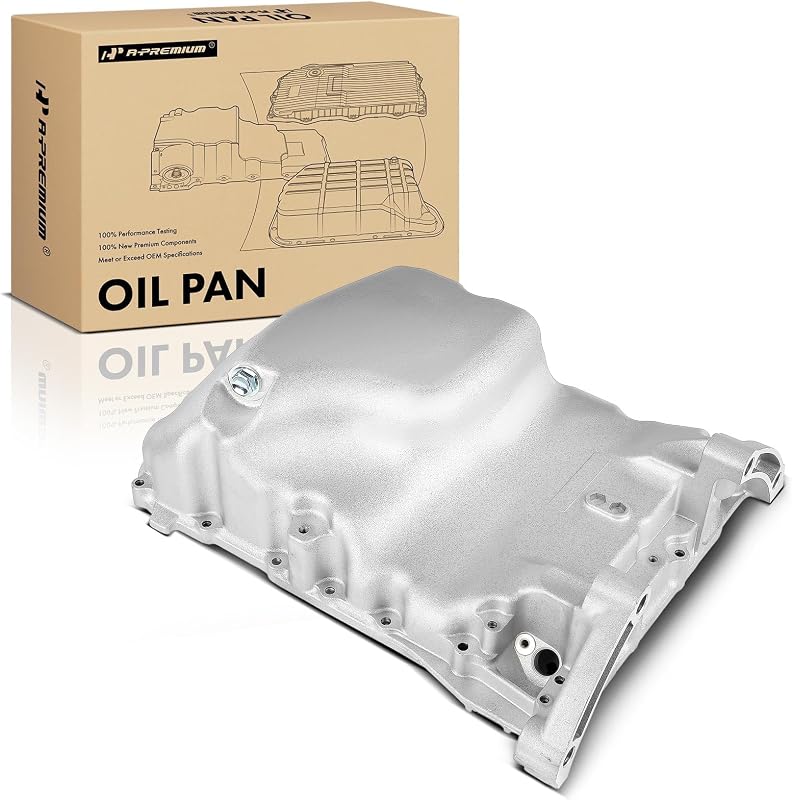 Cárter de óleo do motor A-Premium em alumínio com bujão de drenagem para Honda e Acura – 1 unidade