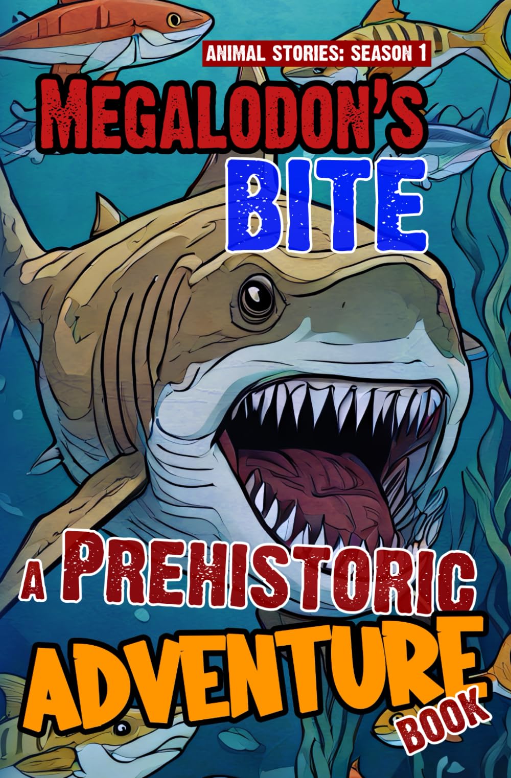 Megalodon's Bite - A Prehistoric Adventure Book: Monster Shark Book For Children. A Thrilling Action Adventure Story For 8 Year Olds And Above. The ... Based on Science and Natural History)